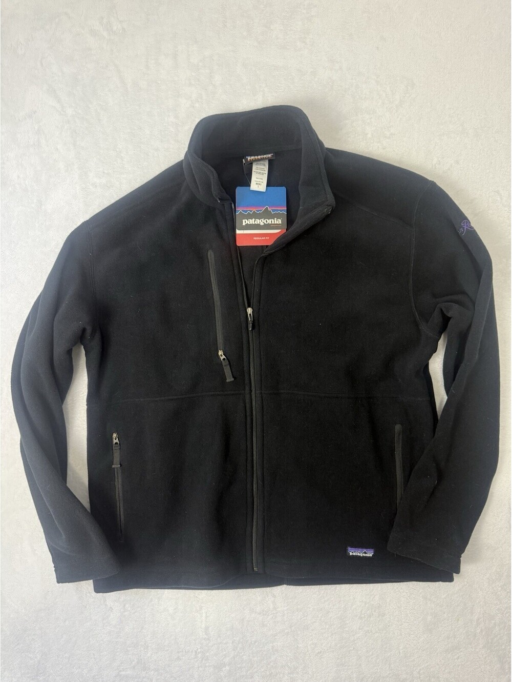 Patagonia Synchilla Crown Royal Logo Full Zip Fleece Men’s Size Large NWT